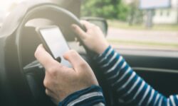 Distracted driving auto accident
