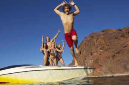 Young man jumps from boat into water: WorkingManLaw Personal Injury Blog